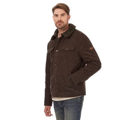 Mantaray Big and tall brown harrington jacket